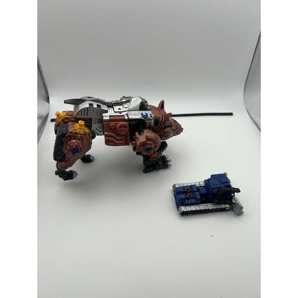 2003 Transformers Armada Rhinox w/ Armorhide Mini-Con Hasbro Incomplete - Picture 7 of 9